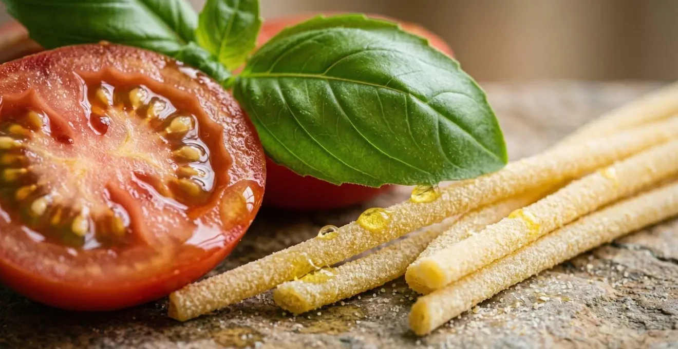 Dettaglio macro di ingredienti di alta qualità della cucina italiana