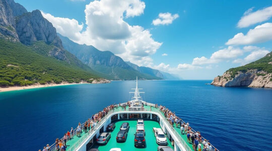 se rendre en Sardaigne en ferry
